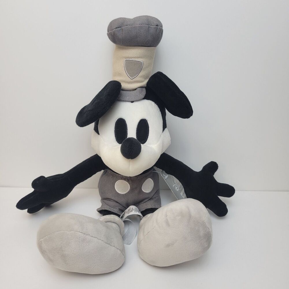 MICKEY MOUSE STEAMBOAT WILLIE  Plush Stuffed DISNEY STORE